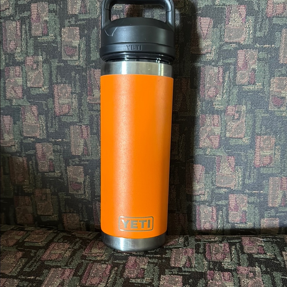 YETI Bright Orange Travel Mug